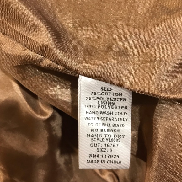 Ya Los Angeles faux suede jacket, size Small - Picture 7 of 7